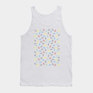 Paper clips composition Tank Top